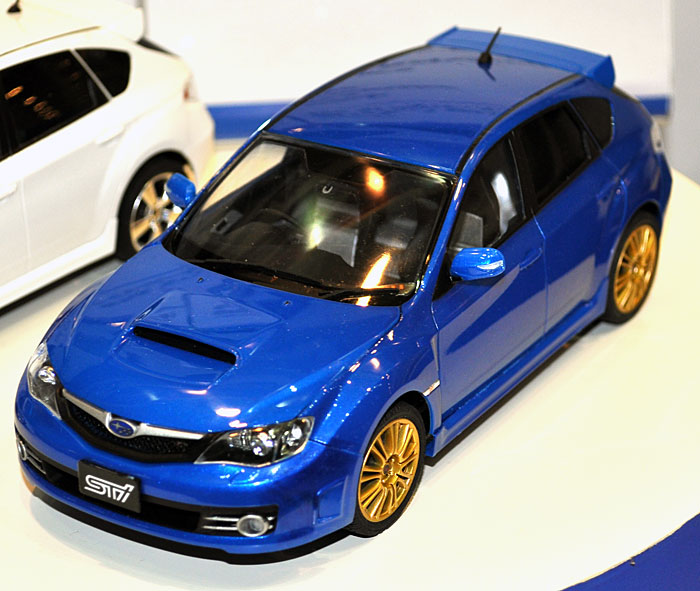 アオシマ GRB インプレッサ WRX STI 5door '07 (WRブルー・マイカ) 1