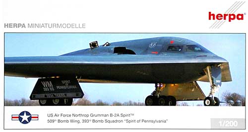 ヘルパ B-2A アメリカ空軍 第509爆撃航空団 第393爆撃飛行隊 Spirit of