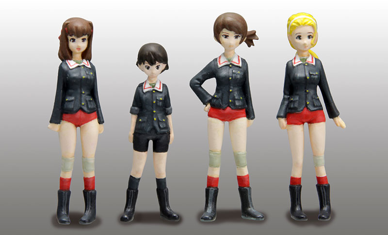 ガールズ＆パンツァー アヒルさんチーム フィギュアセット (ガールズ