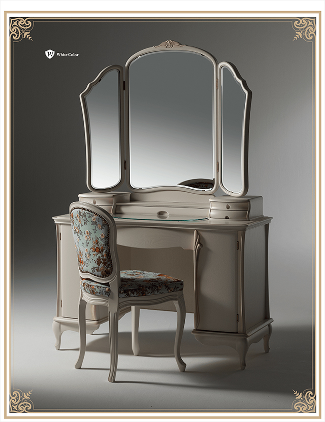 松永工房〗アロール 半三面ドレッサー – 家具のトータルコーディネート