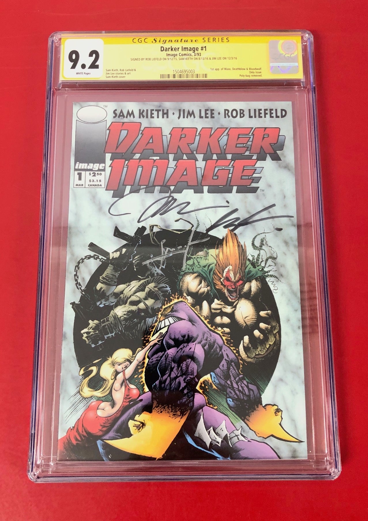 Darker Image #1 Gold Foil 1993 Darker Image [Gold] #1 (1993