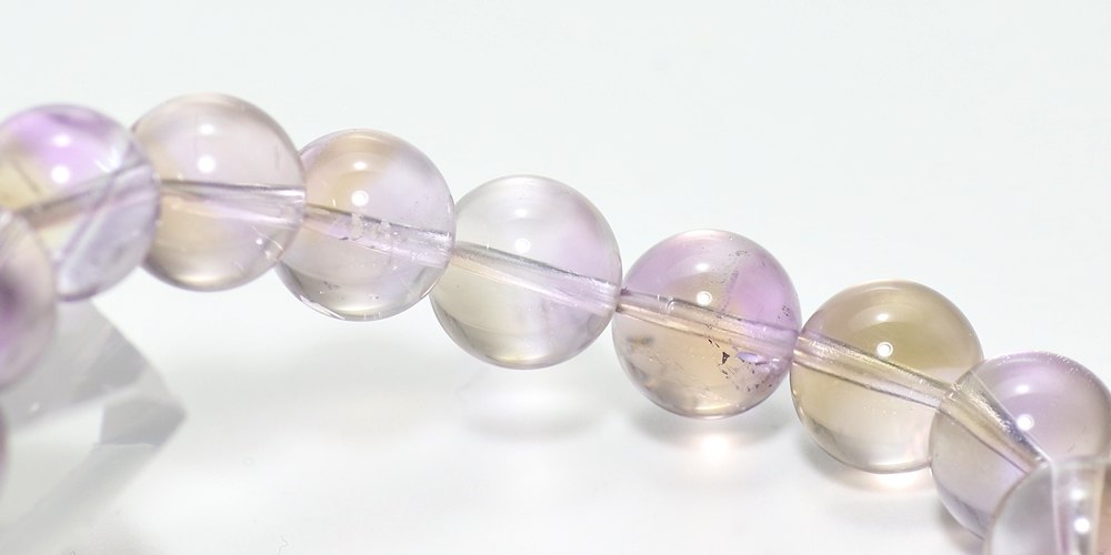 高品質++] 南米ボリビア産アメトリンブレスレット（約11.5mm玉