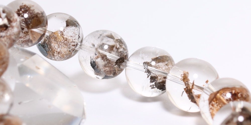 トップクォリティ]ガーデンファントムクォーツブレスレット/幻影水晶