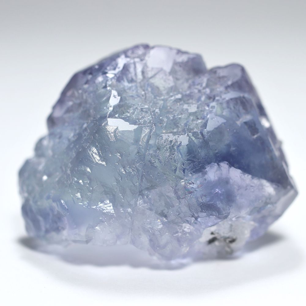 中国/福建省産ライトブルーフローライト結晶原石（天然蛍石/87.0g