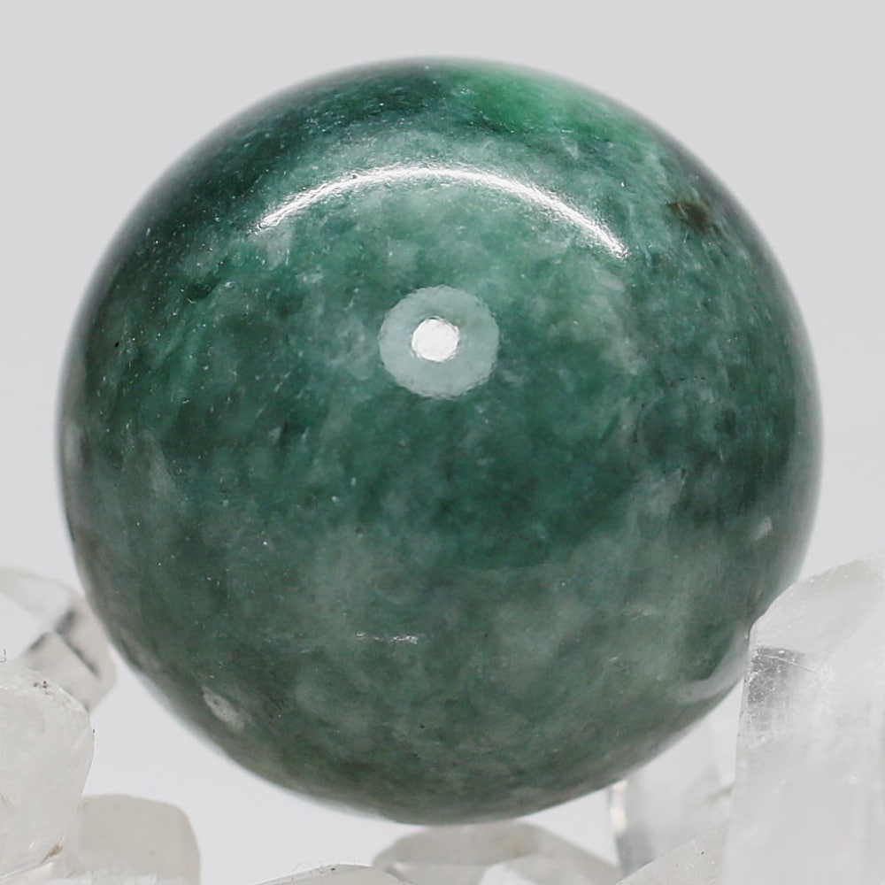 ロシア/シベリア産翡翠丸玉/ヒスイスフィア（球体直径28.4mm） - 埼玉
