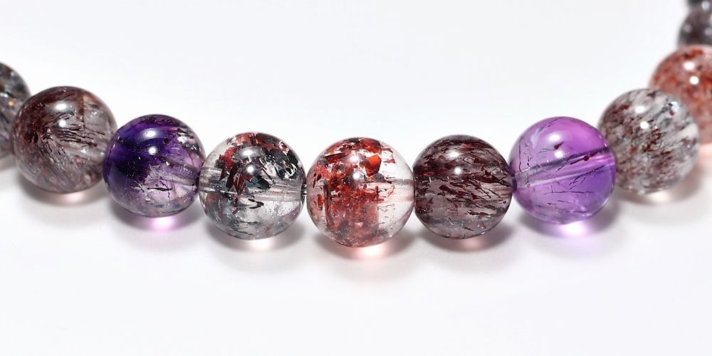 高品質++]ミックススーパーセブンブレスレット（約6.5mm玉） - 埼玉県