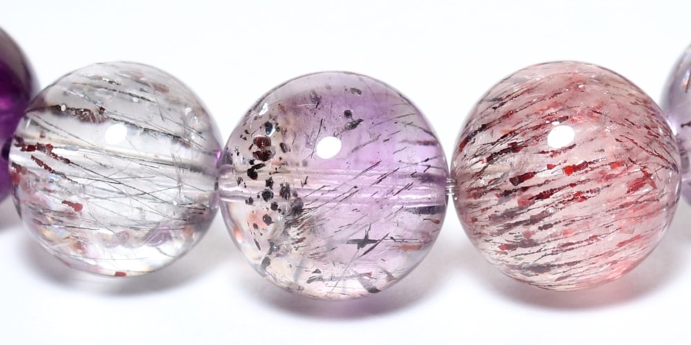 特別価格/高品質]ミックススーパーセブンブレスレット（約11.5mm玉