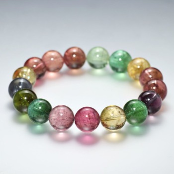 マルチカラートルマリン（ミックスカラー）ブレスレット - 埼玉県吉川