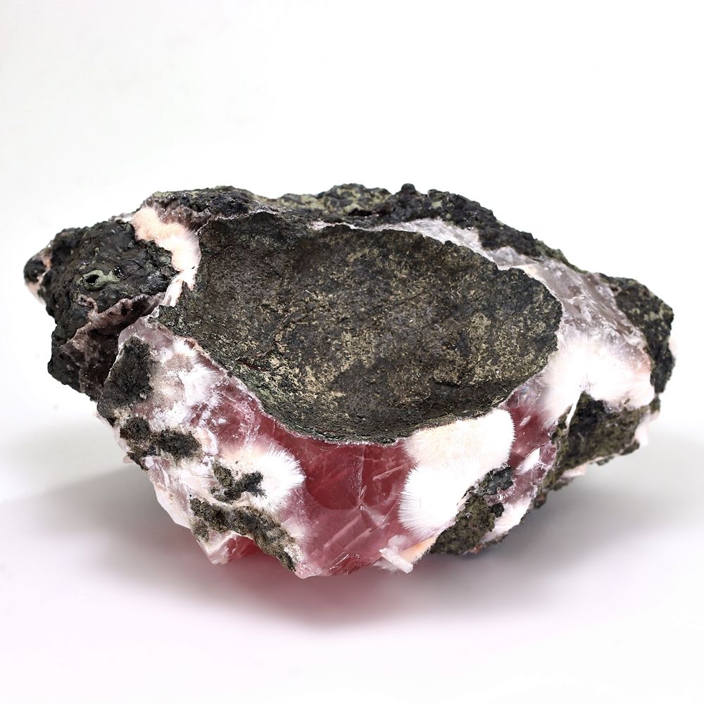 激レア！]インド/マハラシュトラ州産レッドカルサイト原石/メソライト