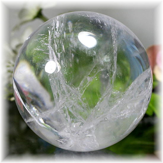 ブラジル産]天然水晶玉/丸玉/スフィア - 埼玉県吉川市の天然石専門店