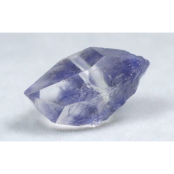 デュモルチェライトインクォーツ原石ナチュラルポイント/穴開きパーツ