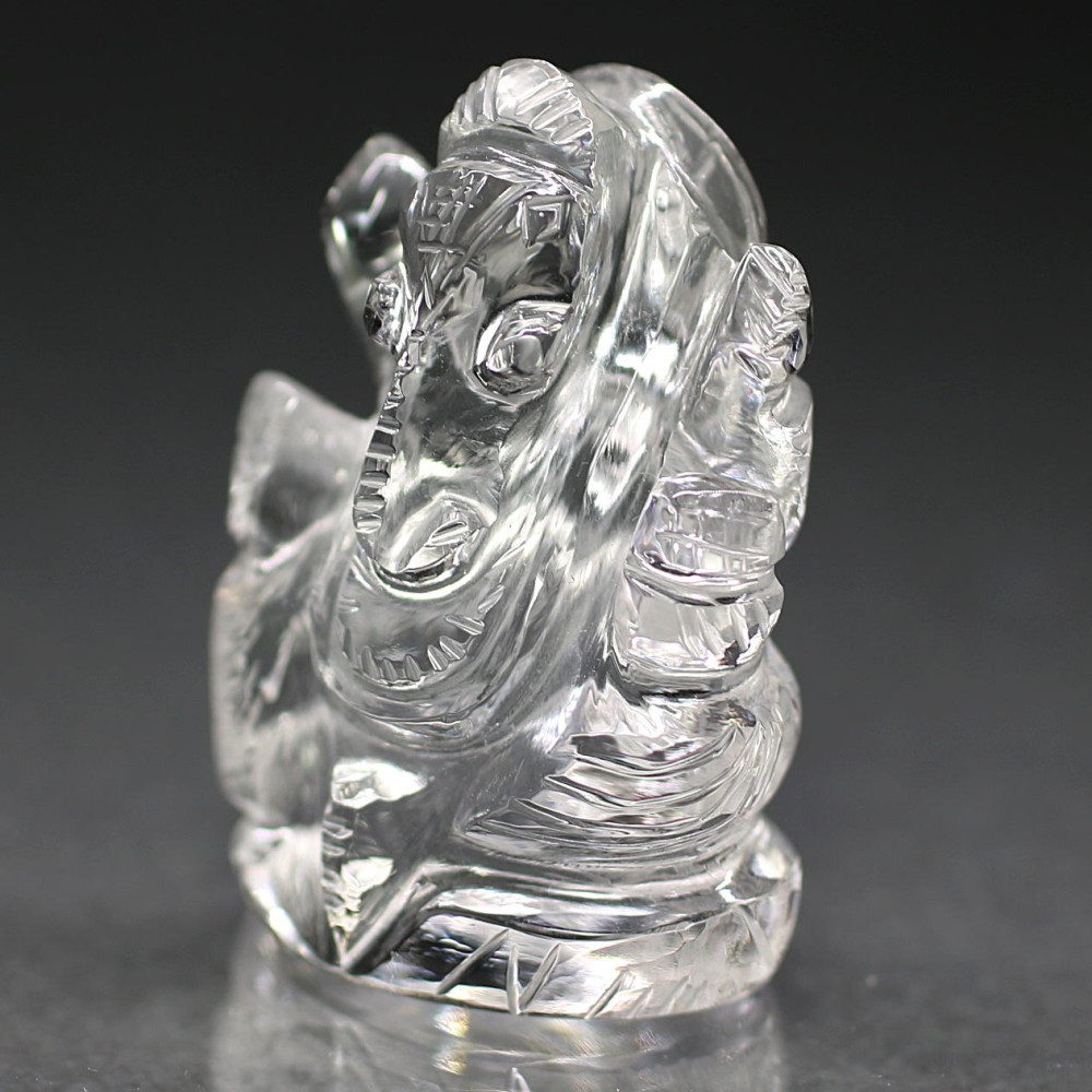 インド産]ヒマラヤ水晶ガネーシャ像（ミニサイズ） - 埼玉県吉川市の