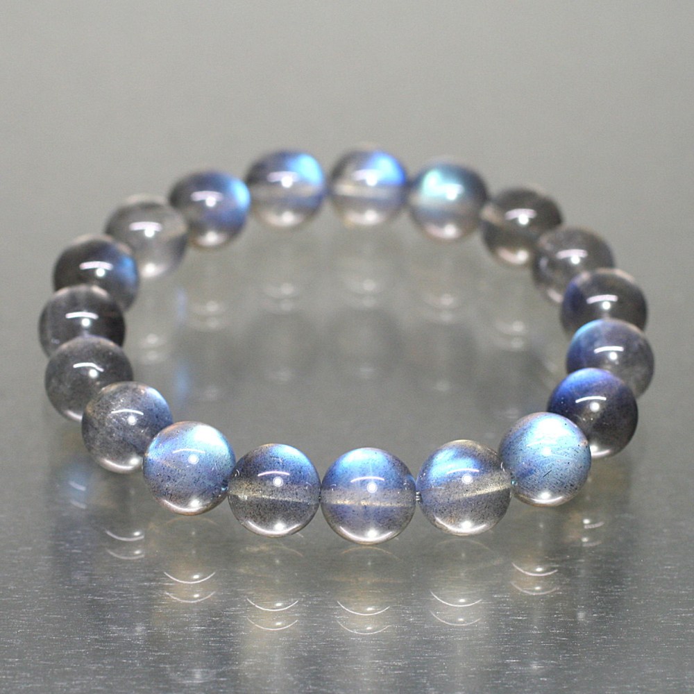 高品質++]ラブラドライトブレスレット（約10.5mm玉） - 埼玉県吉川市の