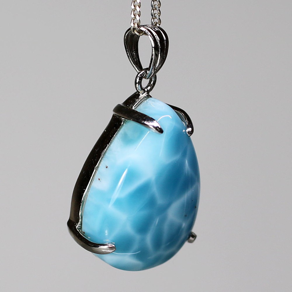 特別価格/高品質]ラリマーペンダントトップ（シルバー925） - 埼玉県