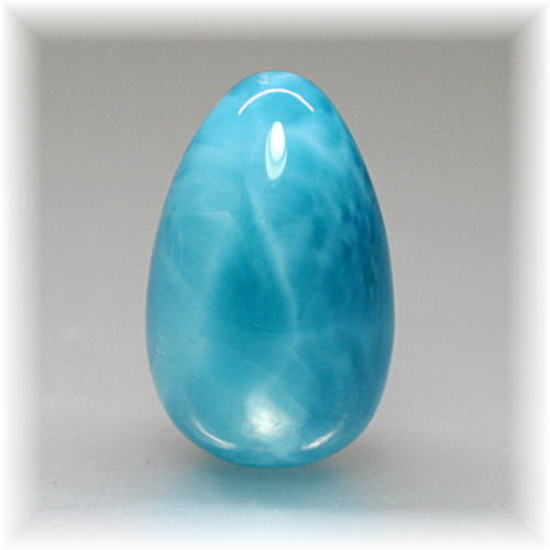 ドミニカ産・最高品質]宝石質ラリマーエッグシェイプ - 埼玉県吉川市の