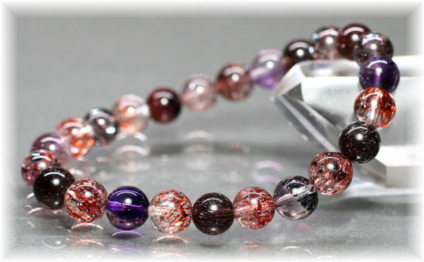 最高品質]ミックススーパーセブンブレスレット（約8mm玉） - 埼玉県