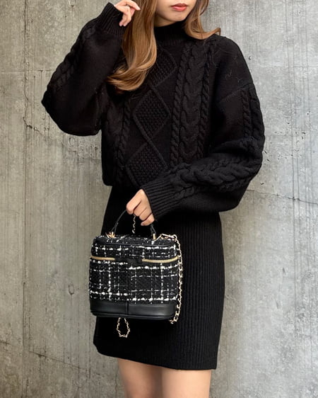 ケーブル柄ニットワンピース｜INGNI(イング) 公式通販｜INGNI STORE