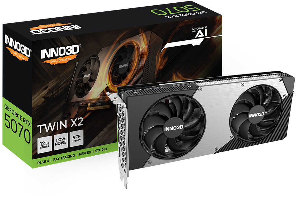 INNO3D GEFORCE RTX™ 5070 TWIN X2 | INNO3D - GRAPHICS CARDS