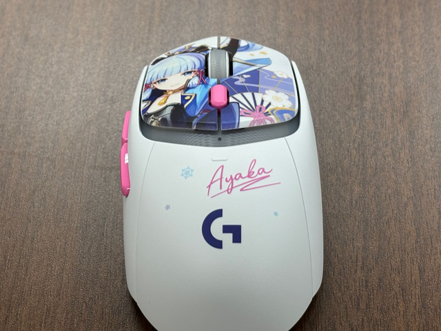 Logicoolの『原神』コラボマウス実物をチェック！神里綾華が大きく描か