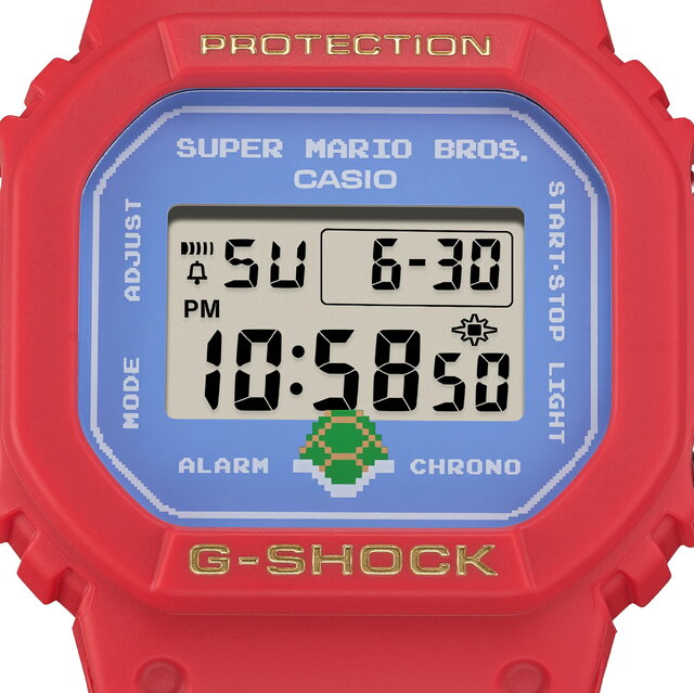 スーパーマリオ』が腕時計「G-SHOCK」とコラボ！“無限1UP＝無敵”を