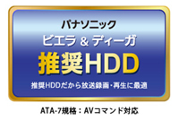 パナソニック「ディーガ」「miyotto」対応ハードディスク（HDD）＆SSD