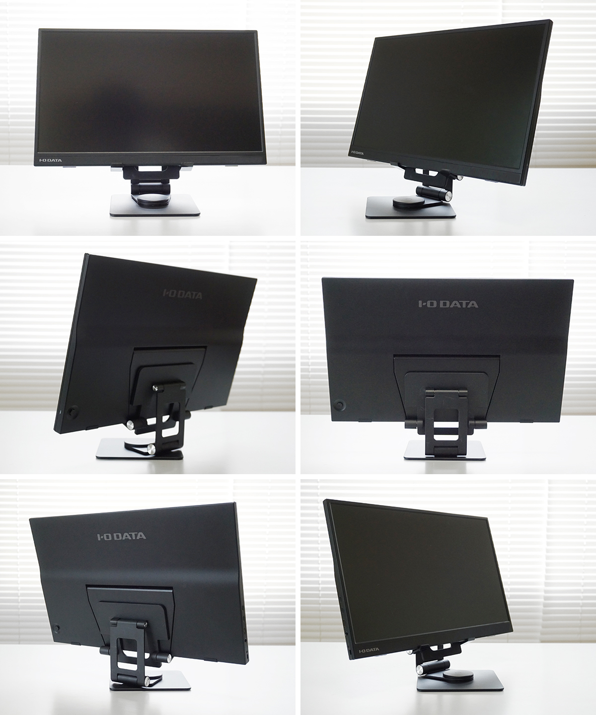 高さ・角度調整・回転（水平）対応のスタンドセットで、さらに使い