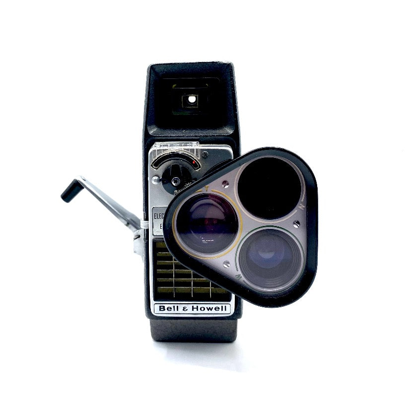 Bell and Howell Electric Eye 8mm Movie Camera with a 3 Lens Turret