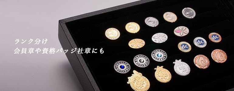 ランク分け社章・バッジ｜ichikawa-sk
