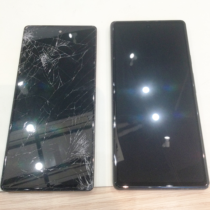 Pixel 6aの画面修理のレポート｜作業時間40分 | スマホ修理ならiCracked