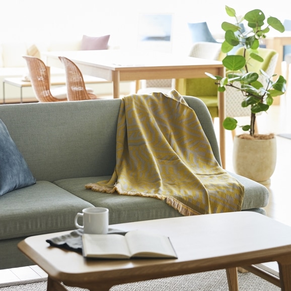 ☆【数量限定】柚木沙弥郎デザイン ブランケット 90×168 シマウマ