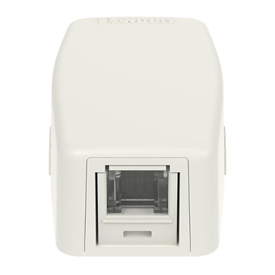 JOQ1H600 1ポートCat6ローゼットキット シャッター付: ネットワーク
