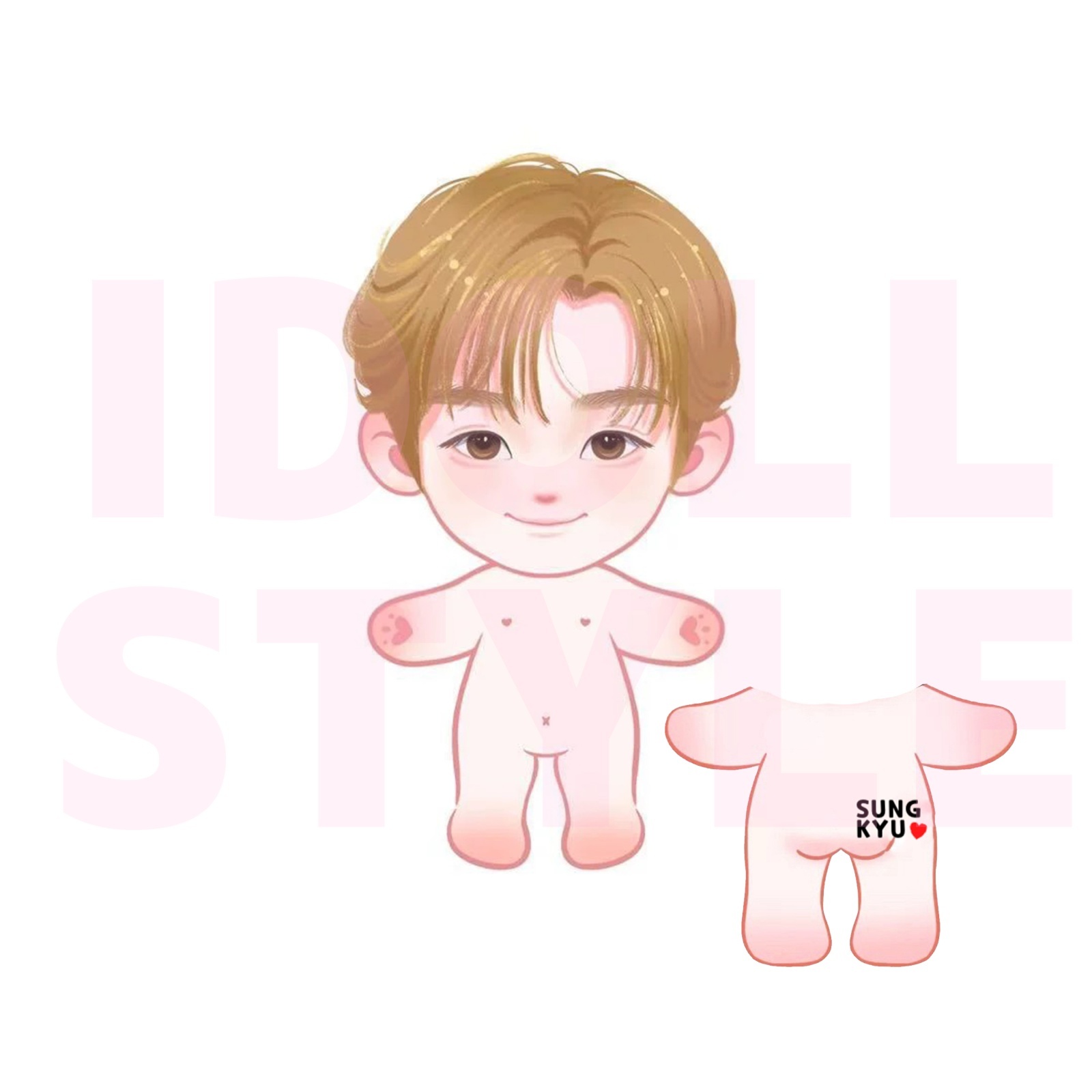 15cm Doll】INFINITE ソンギュ SungKyu 応援ぬいぐるみセット PIRITZ