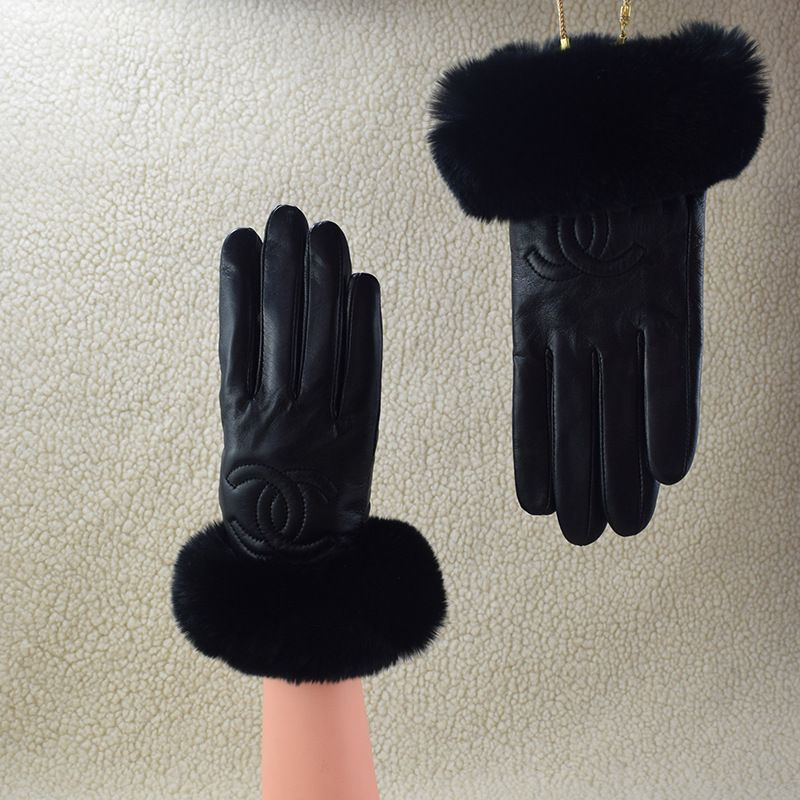 Chanel レディース革手袋 レザーグローブ 手袋 シャネル レディース