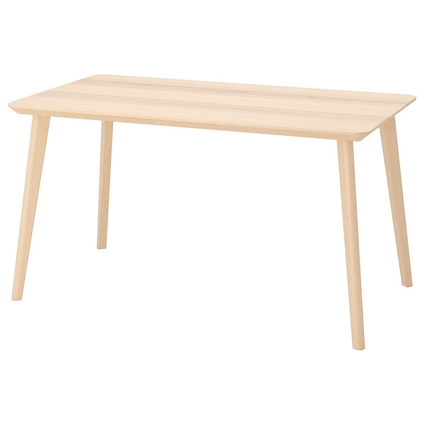 LISABO table, ash veneer, 551/8x303/4