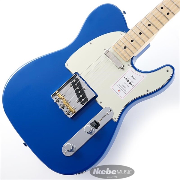 Fender Made in Japan Hybrid II Telecaster (Forest Blue/Maple