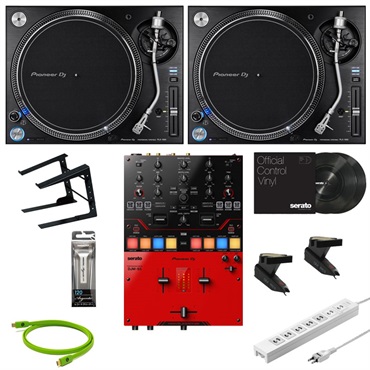 Pioneer DJ PLX-500-K + DJM-S11 スクラッチDJ入門10点セット 【無償
