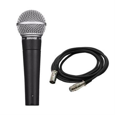 SHURE SM58SE【マイクケーブルセット(XLRメス-XLRオス)5.0m】(定番
