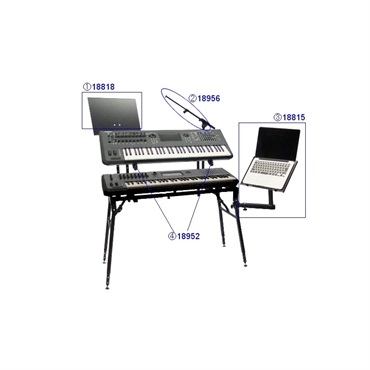 K&M 18818 譜面台 ｜イケベ楽器店オンラインストア