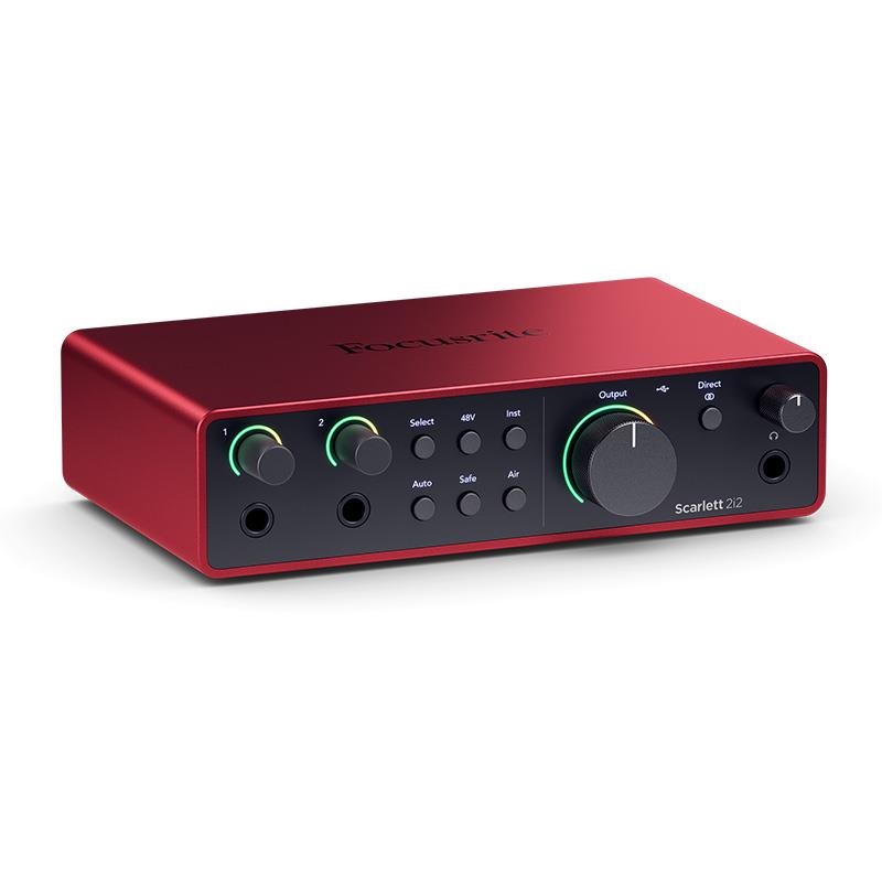 Focusrite Scarlett 2i2 Studio gen4 (Cubase LE付属)(コンデンサー