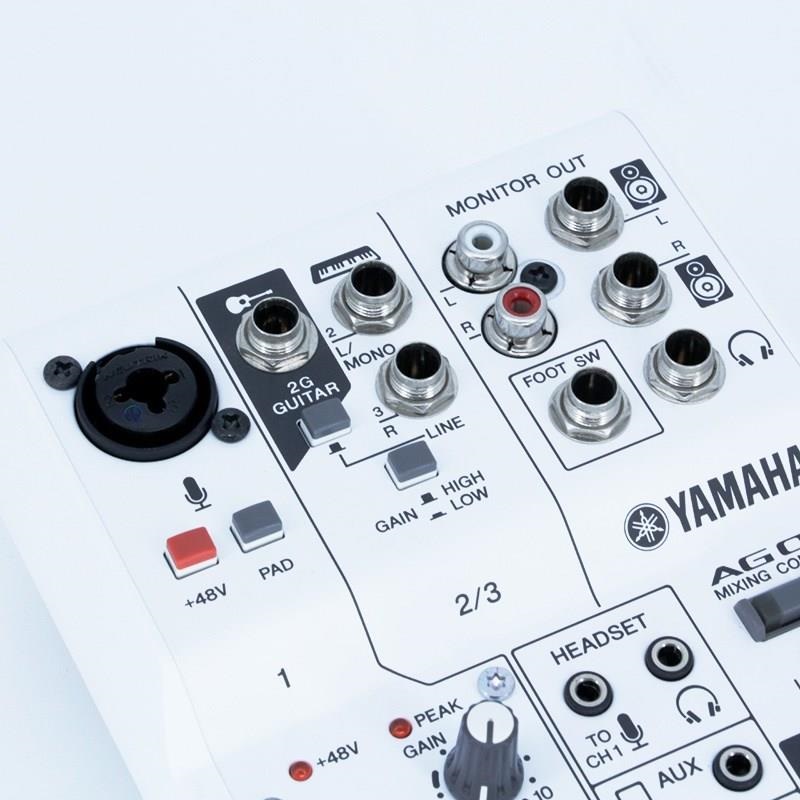 YAMAHA AG03 ライブストリーミングミキサー ケーブル 変換プラグ付き