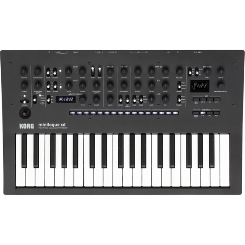KORG minilogue xd【純正キャリングケース+汎用ミニシンセスタンド