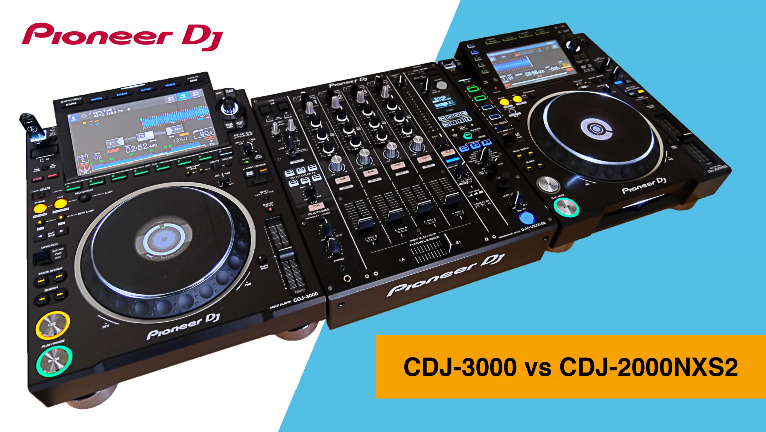 DJの新しいスタンダード「CDJ-3000」が誕生！気になるCDJ-2000NXS2との