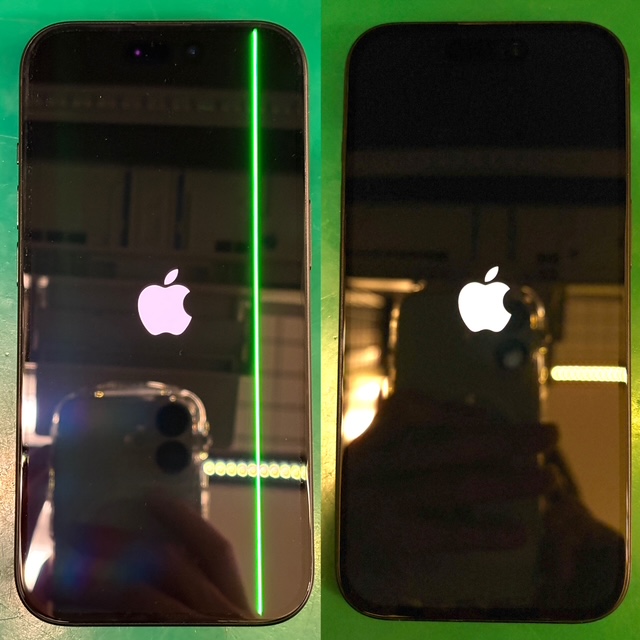 iPhone15 画面表示不良修理のご紹介！ | iPhone修理アイサポ 修理事例