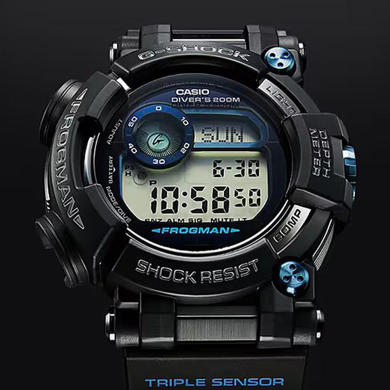 Casio Men's G-Shock Master of G Series Frogman Depth Sensor GWF