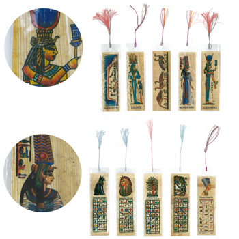 エジプト 土産 パピルス ブックマーク 10枚セット【251250】 | 三洋堂
