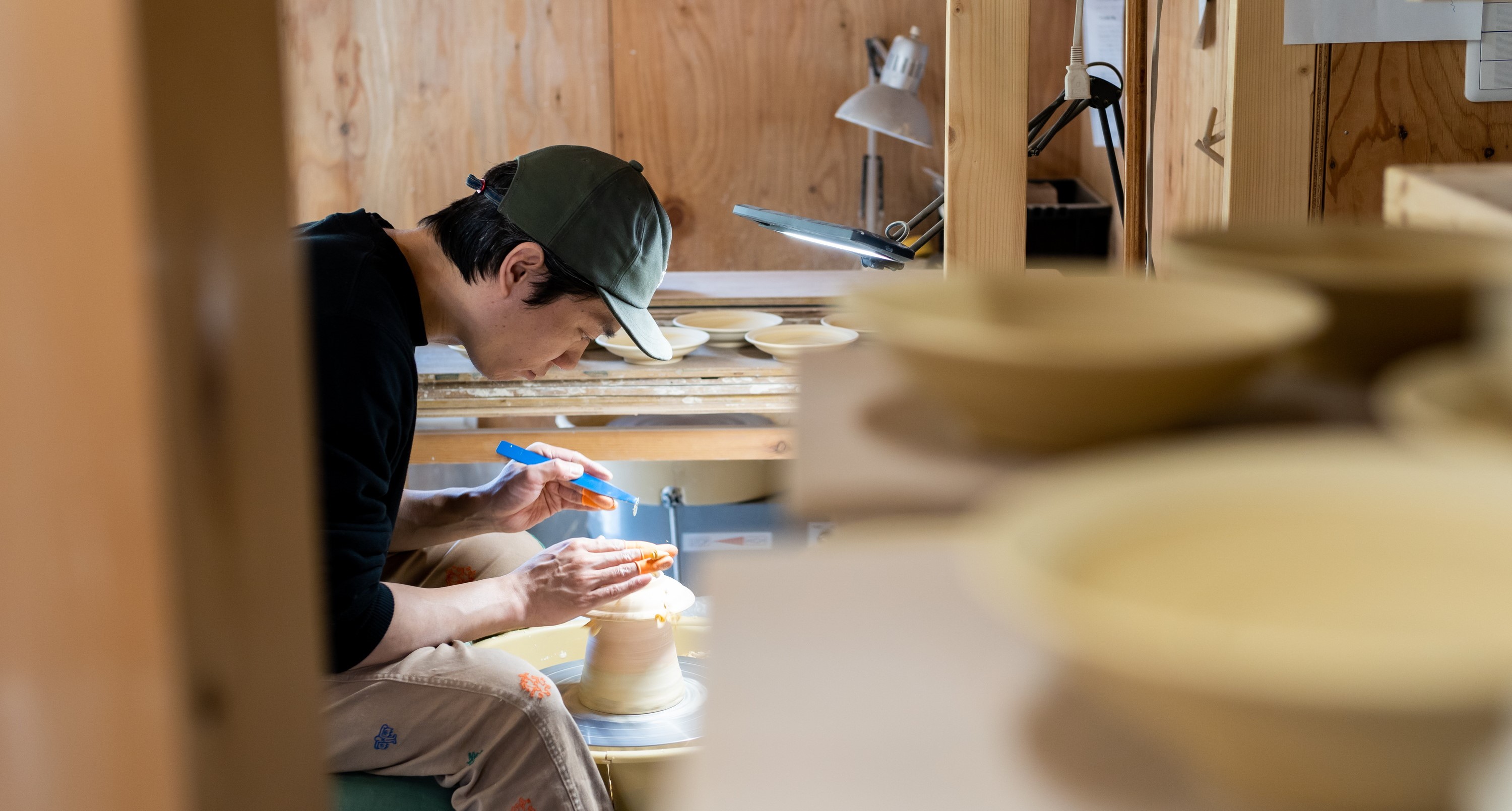 阿部春弥 掛分面取カップ