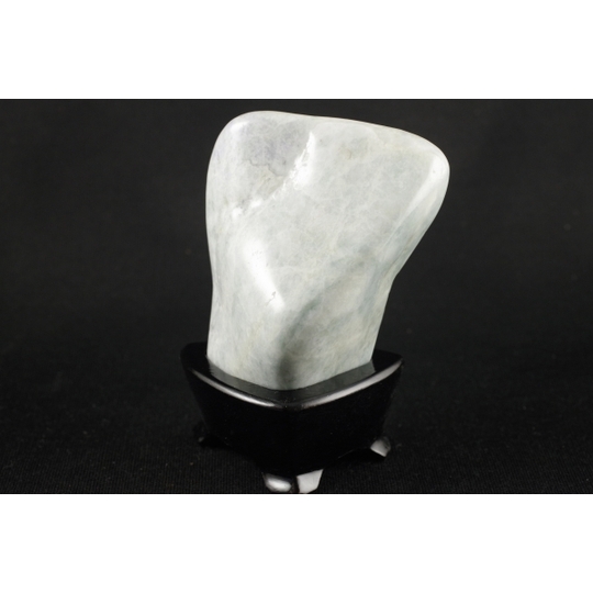 糸魚川産ラベンダー翡翠 原石磨き114g 天然石販売 名取貴石 天然石