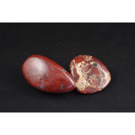 レッドジャスパー 原石磨き2個セット70g 天然石販売 名取貴石