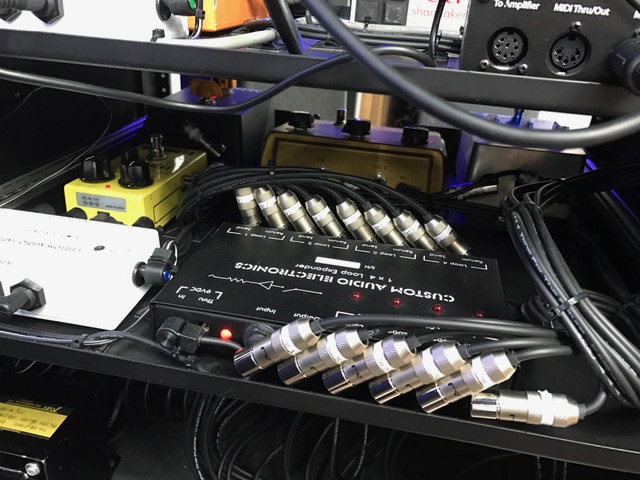 新宿店ペダルホリック×Custom Audio Japan！素晴らしいラックシステム