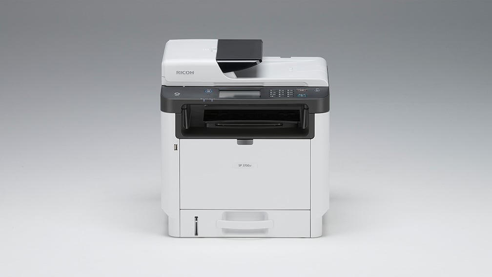 A4モノクロプリンター／複合機の「RICOH SP3700／SP 2300Lシリーズ」を